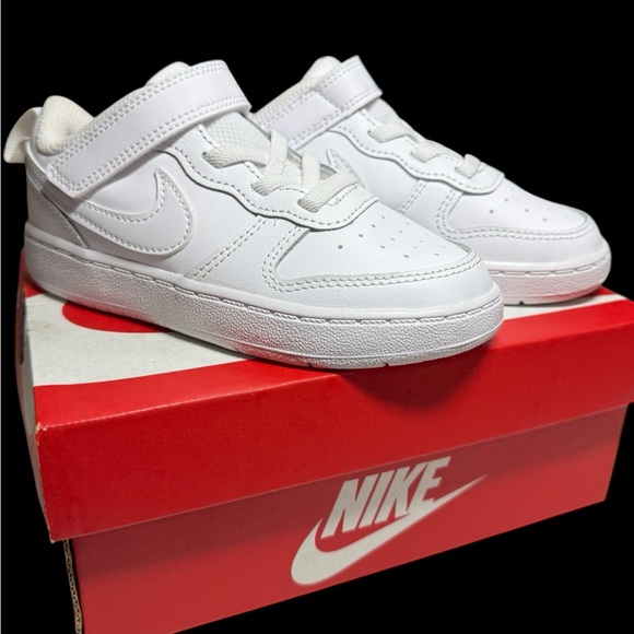 Nike Other - NWT Nike Court Borough Low White | Child Size 9C